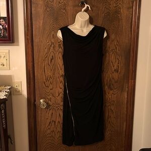 Shinny Black Dress